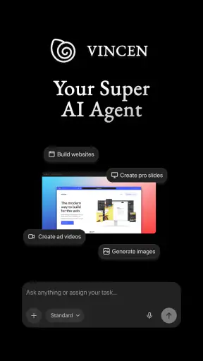 Vincen - Your Super AI Agent screenshot 1