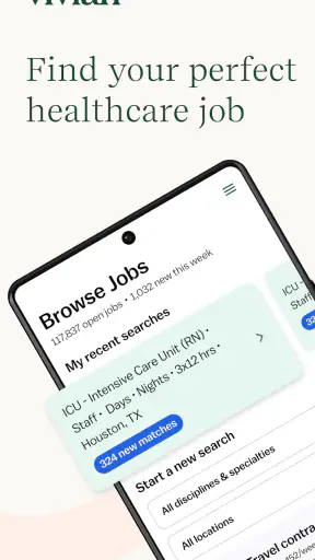 Vivian - Find Healthcare Jobs screenshot 1