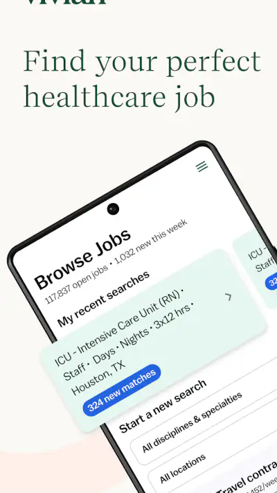 Vivian - Find Healthcare Jobs screenshot 1