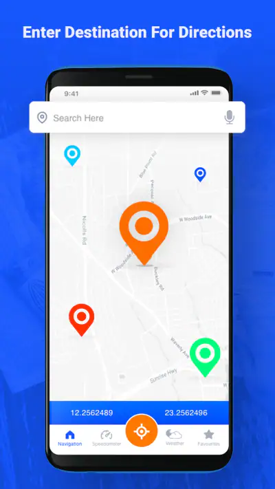Voice GPS & Driving Directions screenshot 1