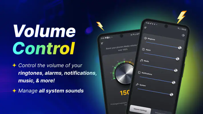 Volume Control Sound Launcher screenshot 1