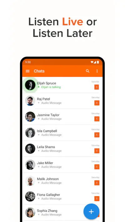 Voxer Walkie Talkie Messenger screenshot 1