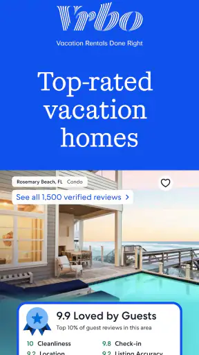 Vrbo Vacation Rentals screenshot 1