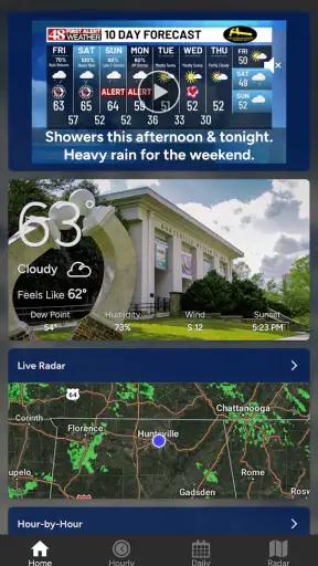 WAFF 48 First Alert Weather screenshot 1