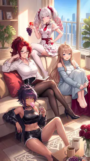 Waifus Next Door screenshot 1