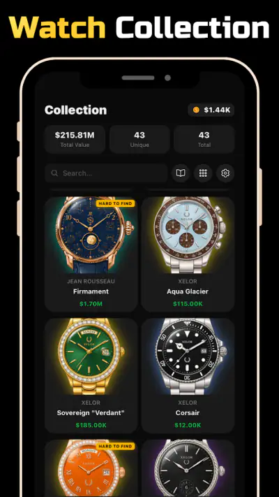WatchBox: Watch Collector Game screenshot 1