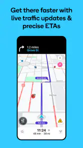 Waze Navigation & Live Traffic screenshot