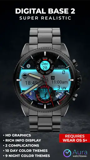 WB Digital Base 2 Watch Face screenshot 1