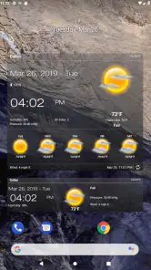 Weather & Clock Widget screenshot