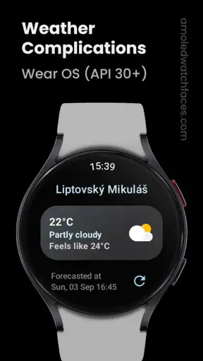 Weather Complications: Wear OS screenshot 1