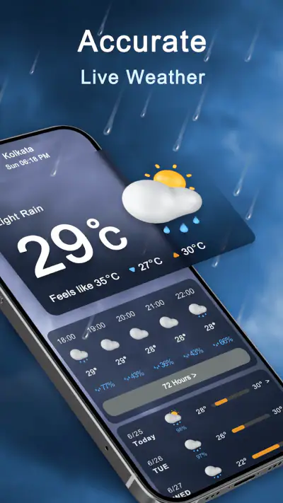 Weather Live - Radar & Alerts screenshot 1