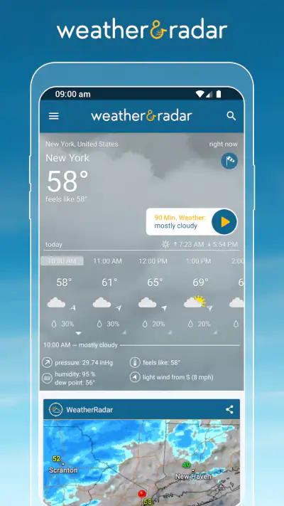 Weather & Radar - Storm radar screenshot 1