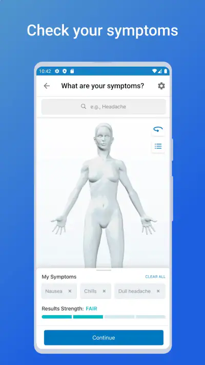 WebMD: Symptom Checker screenshot 1
