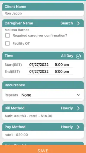 WellSky Personal Care screenshot 1