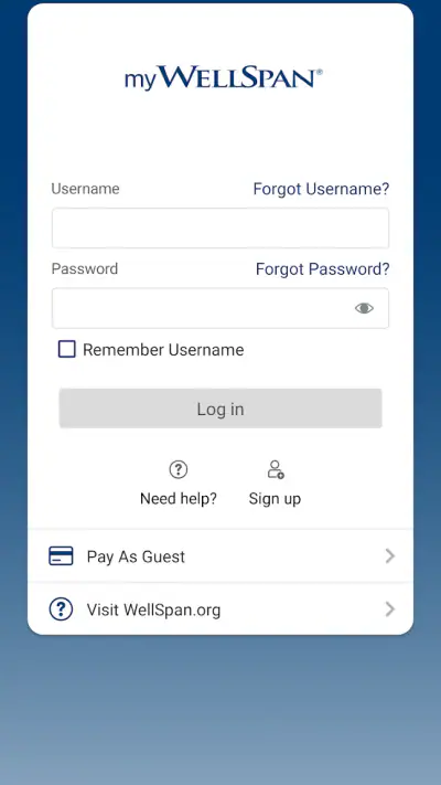 WellSpan screenshot 1