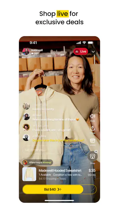 Whatnot: Shop, sell, connect screenshot 1