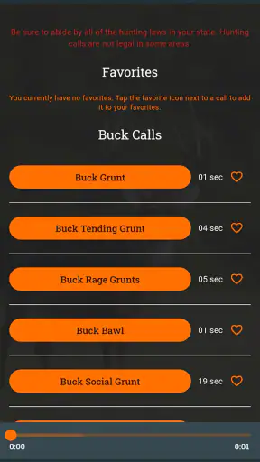 Whitetail Deer Calls Pro screenshot 1