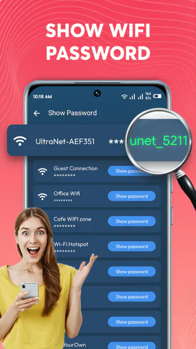 WiFi Password Show WiFi Master screenshot 1