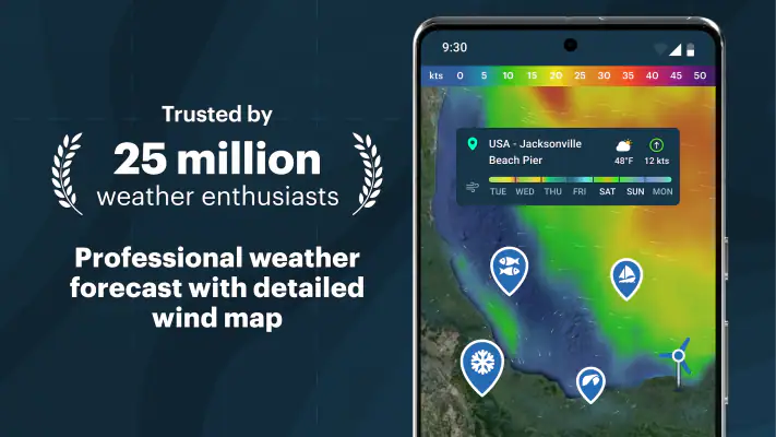 Windy.app - Enhanced forecast screenshot 1