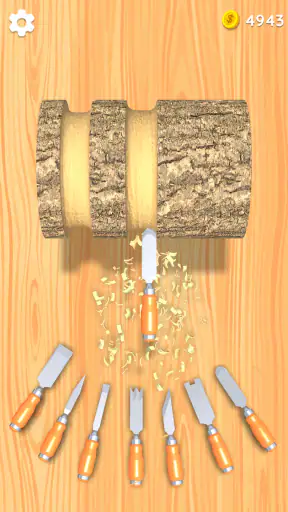 Wood Turning 3D - Carving Game screenshot 1