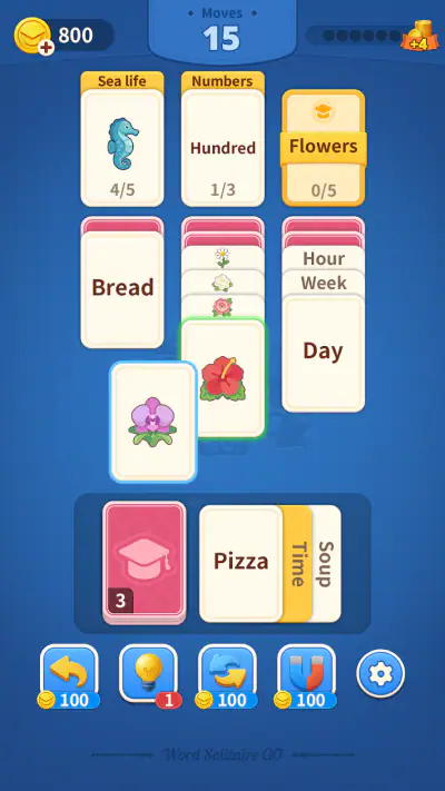 Word Solitaire Go screenshot 1