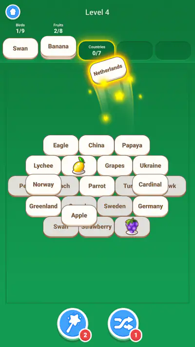 Word Tiles - Word Puzzle Game screenshot 1