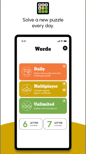 Worde: Daily & Unlimited screenshot 1