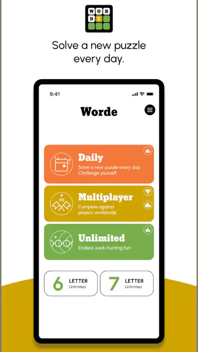 Worde: Daily & Unlimited screenshot 1