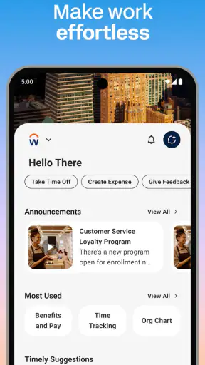 Workday screenshot 1
