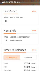 Workforce Tools screenshot