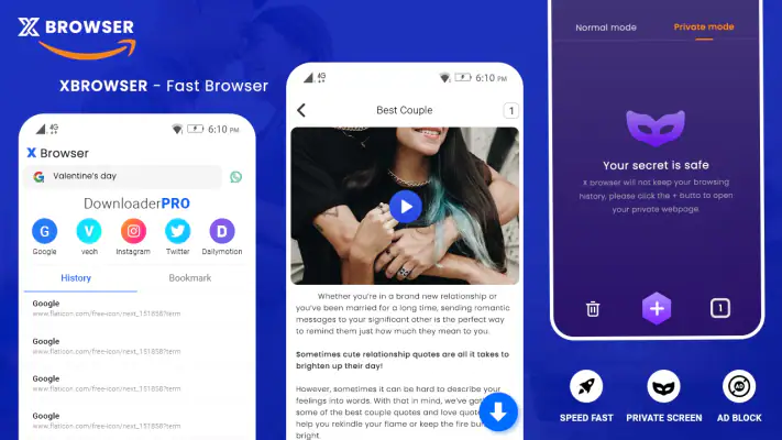 xBrowser - Video Downloader screenshot 1
