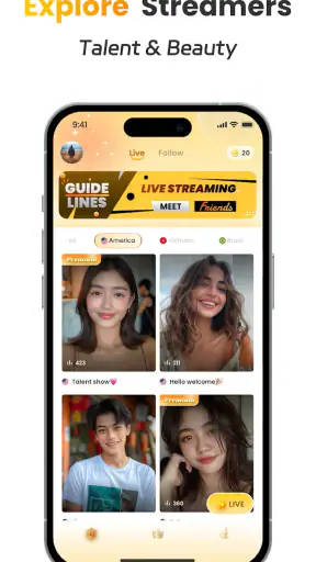 YahLive-Go Live in a Tap screenshot 1