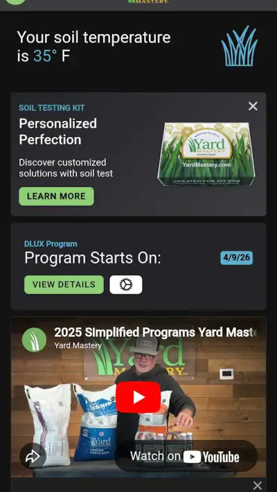 Yard Mastery: Lawn Care App screenshot 1