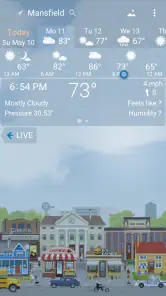 YoWindow Weather and wallpaper screenshot