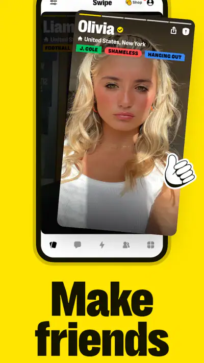 Yubo: Make new friends screenshot 1