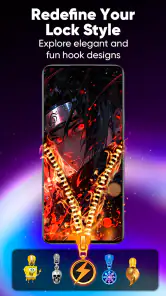 Zipper Lock Screen & Wallpaper screenshot