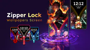 Zipper Lock Wallpapers Screen screenshot 1