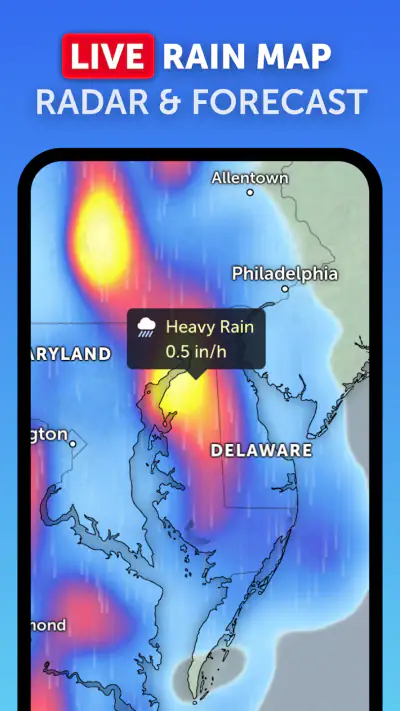 Zoom Earth - Live Weather Map screenshot 1