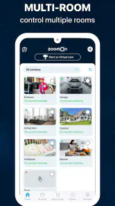 ZoomOn Home Security Camera screenshot