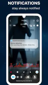 ZoomOn Home Security Camera screenshot