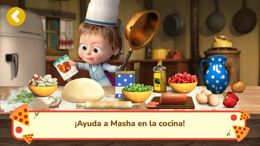 Masha y el Oso Juegos de Pizza screenshot 2