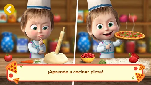 Masha y el Oso Juegos de Pizza screenshot 4