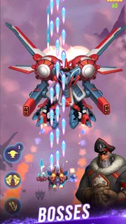 HAWK: juegos de naves screenshot 1