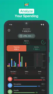 1Money: gastos, presupuesto screenshot 2