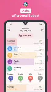 1Money: gastos, presupuesto screenshot