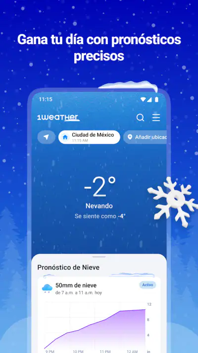 1Weather: Pronósticos y Radar screenshot 1