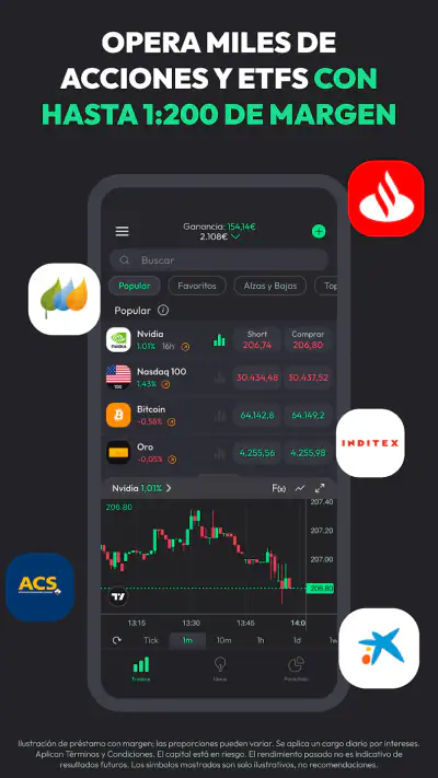 50K: Trade acciones y ETF screenshot 1