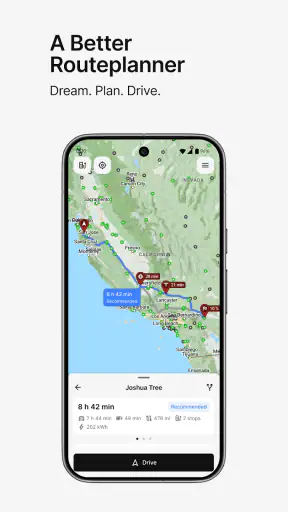A Better Routeplanner (ABRP) screenshot 1