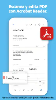 Adobe Scan: Escáner de PDF, IA screenshot 3