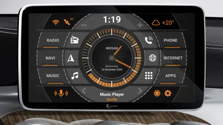 AGAMA Car Launcher screenshot 1